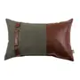 ALMOFADA 50 CM X 30 CM DRESSAGE - TANINO/LODEN GREEN - Foto 1