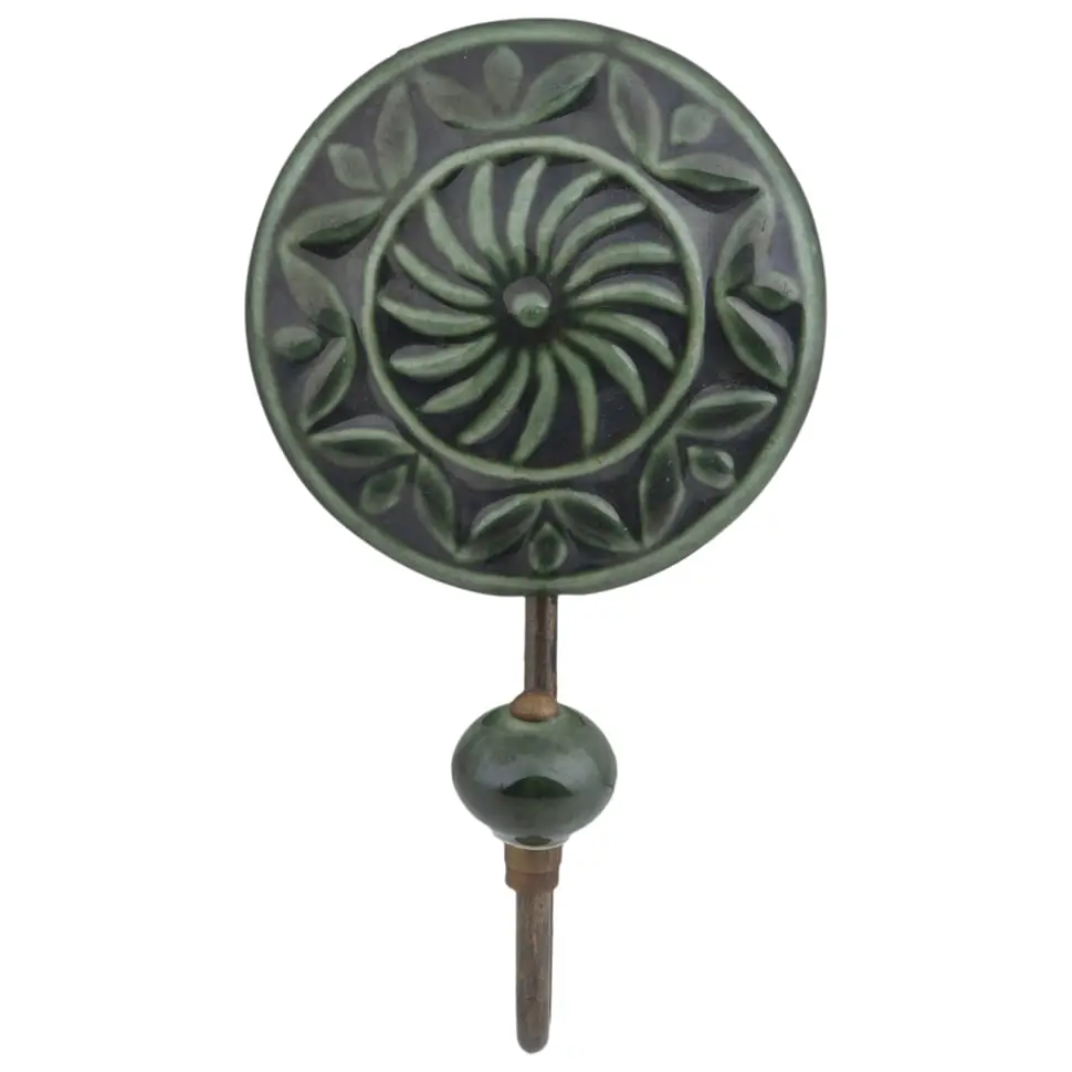 GANCHO DE PAREDE VENERA - VERDE - Foto 2