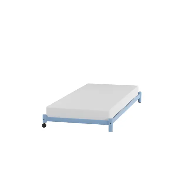 CAMA DE SOLTEIRO INFERIOR 78 CM FLAT - AZUL CLARO - Foto 6