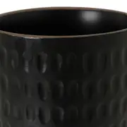 CACHEPÔ 9 CM NYORI - PRETO FOSCO - Foto 3