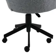 CADEIRA HOME OFFICE RALF - PRETO/CINZA - Foto 9