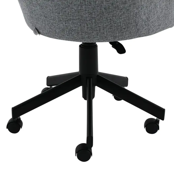 CADEIRA HOME OFFICE RALF - PRETO/CINZA - Foto 9