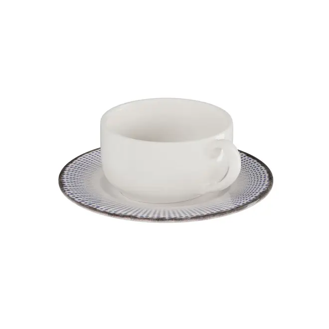 XÍCARA CAFÉ 50 ML SALINA I - BRANCO/AZUL - Foto 13