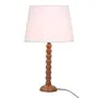 LUMINÁRIA DE MESA TORNIO C/CUP P - NOZES/BRANCO - Foto 2