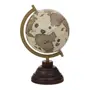 ADORNO MESA 28 CM ADVENTURES GLOBO TERRESTRE - CASTANHO/OURO VELHO - Foto 1