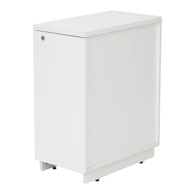ARMÁRIO PARA ESCRITÓRIO BAIXO 1 PORTA DESLIZANTE ALETA - BRANCO - Foto 5