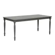MESA 1,80 M X 90 CM CAPULET - GRIS BRULÉ - Foto 2