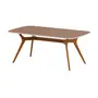 MESA DE JANTAR 1,80 M X 1 M ORGANIC - FREIJÓ/BRANCO - Foto 9