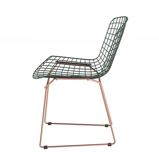 CADEIRA BERTOIA - COBRE/MALAQUITA - Foto 3