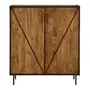 BUFFET 2 PORTAS 1,05 M X 42 CM STEAM TRUNK - ENCERADO CASTANHO/CASTANHO - Foto 1
