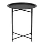 MESA LATERAL REDONDA 41 CM PLATTER - PRETO - Foto 2