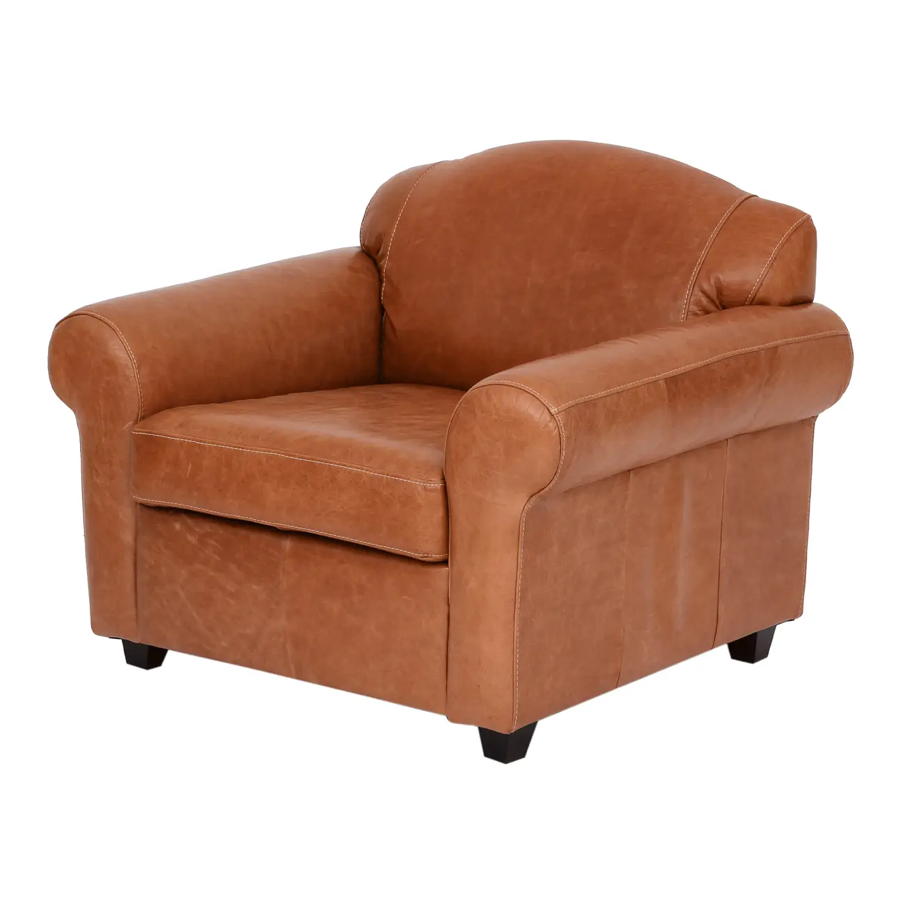 POLTRONA OLD CHAP - COURO NOZES - Foto 1