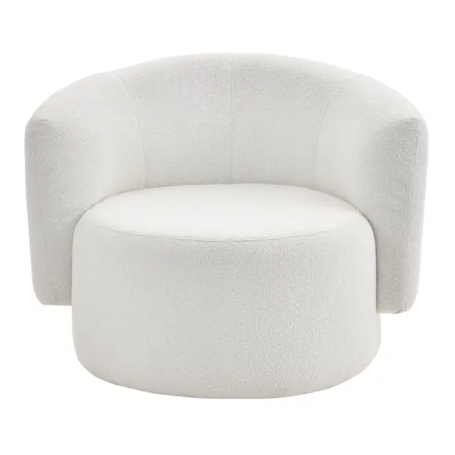 POLTRONA HAGNA - BOUCLÉ BRANCO - Foto 5