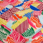 PUFF 45 CM X 45 CM VIBRA VERÃO - AÇAY/VERDE ÁGUA - Foto 4