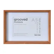 MOLDURA A5 14 CM X 21 CM GROOVED - NOZES - Foto 1