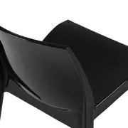CADEIRA PARA ÁREA EXTERNA EMPILHÁVEL JUNO - PRETO BRILHANTE - Foto 6