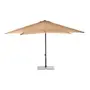 CAFÉ/MARROM - OMBRELONE LATERAL QUADRADO 3 M X 3 M MILUS