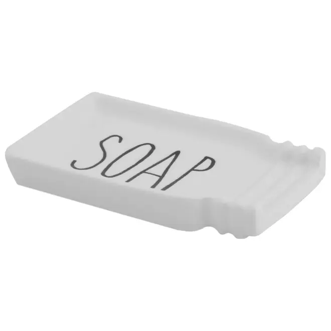 SABONETEIRA THIS&THAT - BRANCO/PRETO - Foto 2