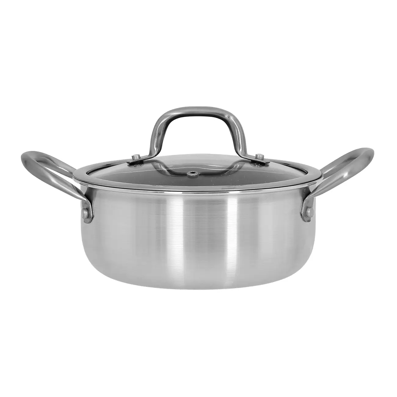 CAÇAROLA INDUÇÃO 20 CM PATELLAS - INOX/KONKRET - Foto 5