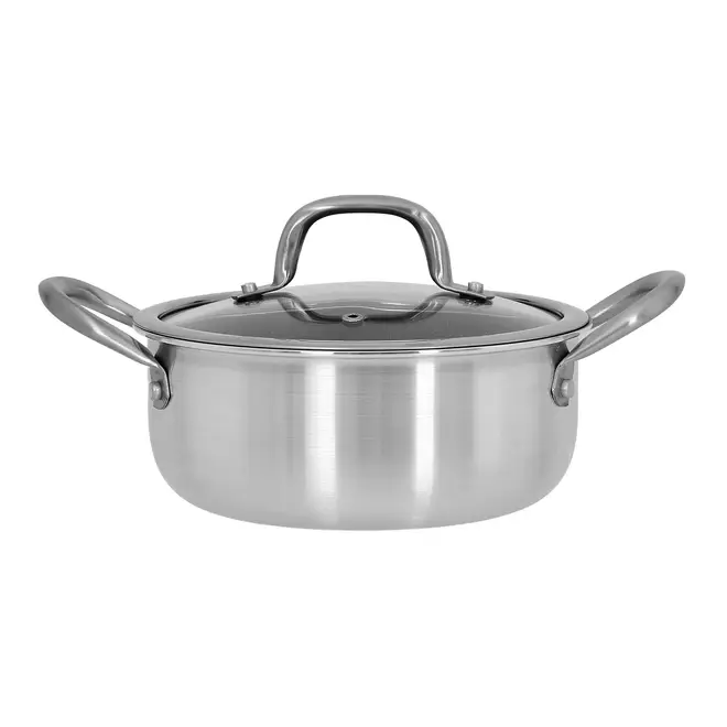 CAÇAROLA INDUÇÃO 20 CM PATELLAS - INOX/KONKRET - Foto 5