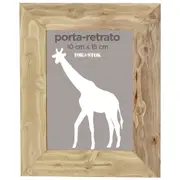 PORTA-RETRATO 10 CM X 15 CM CAFEZAL - KAFE MADEIRA - Foto 1