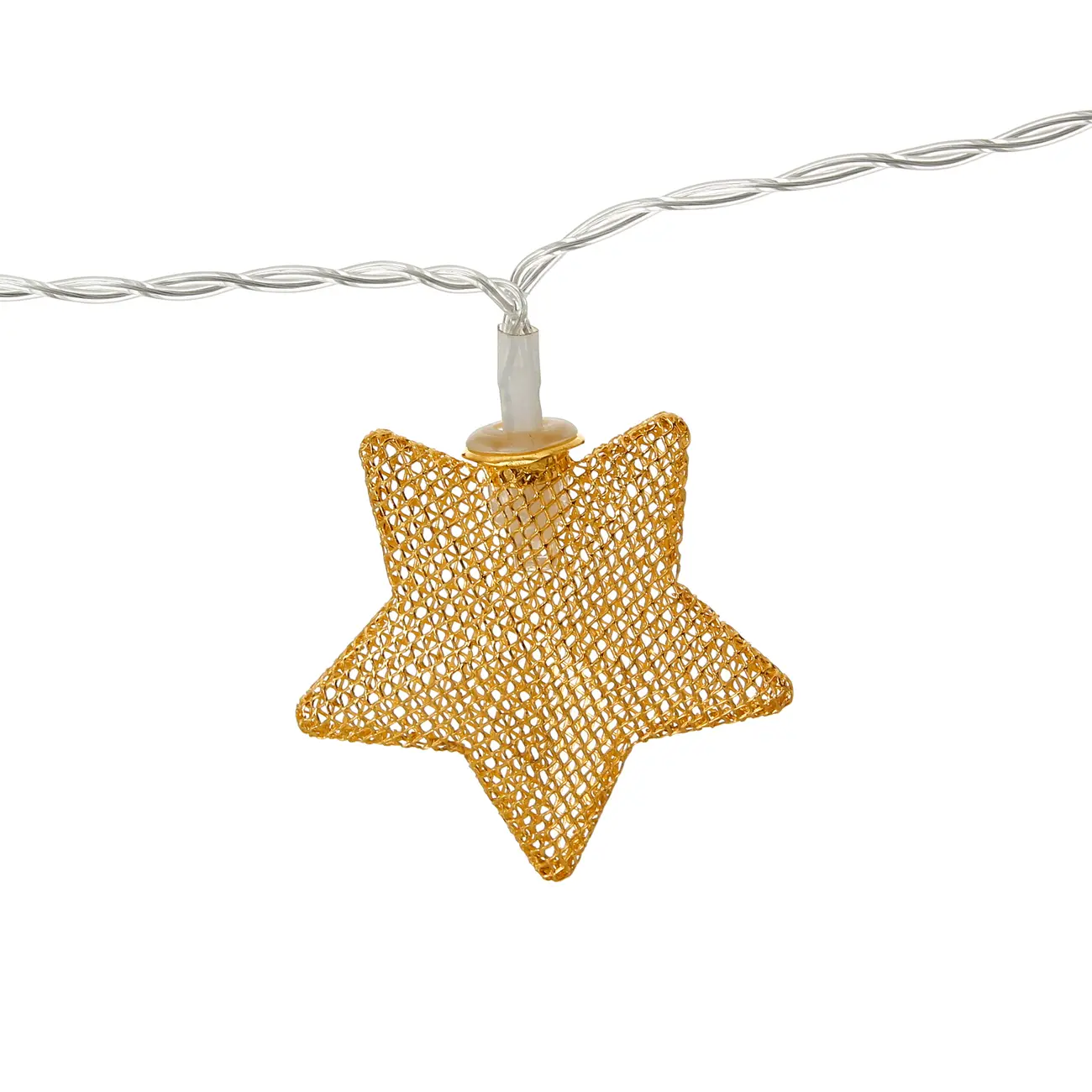 CORDÃO LED ESTRELA COM 10 LUZES VILAREJO NOEL - CREAM - Foto 4