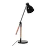 LUMINÁRIA DE MESA FRONT LIGHT - PRETO/FAIA - Foto 7