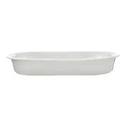 TRAVESSA REFRATÁRIA 36 CM X 27 CM FANCY - BRANCO - Foto 1