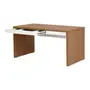 MESA COM 2 GAVETAS 1,50 M X 80 CM BOSS - OAK TAMMI/BRANCO - Foto 4