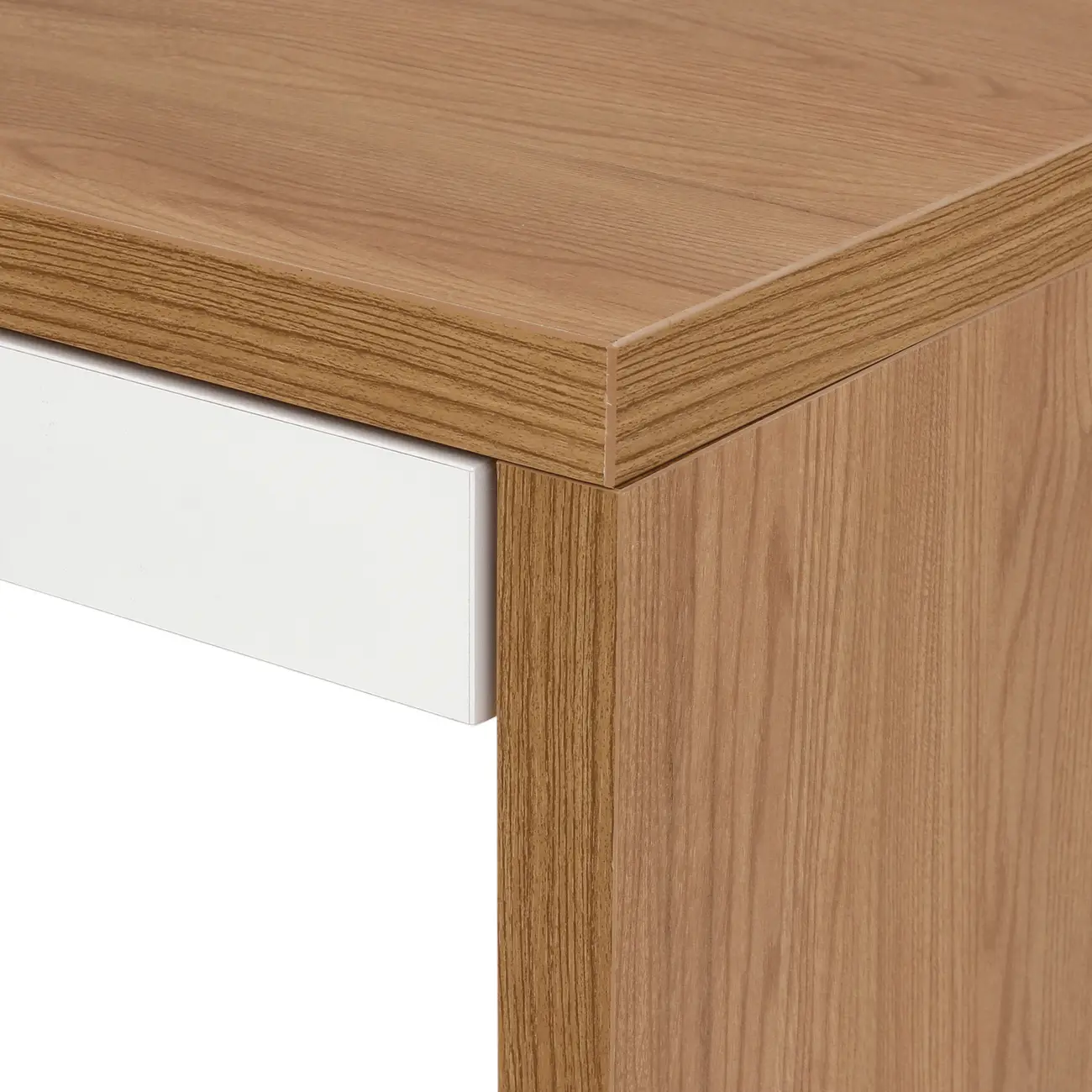 MESA COM 2 GAVETAS 1,50 M X 80 CM BOSS - OAK TAMMI/BRANCO - Foto 9
