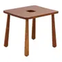 MESA INFANTIL 60 CM X 50 CM SAUÍ - NOZES/ARGILA CRUA - Foto 2