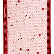 FITA DECORATIVA TELA 9 M BORDAR, AMAR E CELEBRAR - VERMELHO - Foto 3