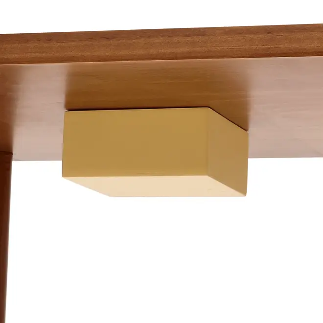 MESA INFANTIL 60 CM X 50 CM SAUÍ - NOZES/ARGILA CRUA - Foto 9