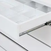 CÔMODA 5 GAVETAS 92 CM X 52 CM NIZE - BRANCO - Foto 7