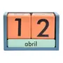 CALENDÁRIO MESA FLUKE - ZIMBRO/CORES CALEIDOCOLOR - Foto 1