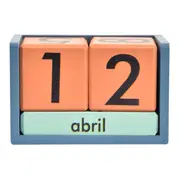 CALENDÁRIO MESA FLUKE - ZIMBRO/CORES CALEIDOCOLOR - Foto 1