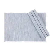 LUGAR AMERICANO TECIDO COM 4 PEÇAS IGARAPÉ - AZUL/BRANCO - Foto 1
