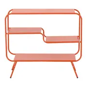 APARADOR 90 CM X 30 CM SERPENTINE - LARANJA LED - Foto 6