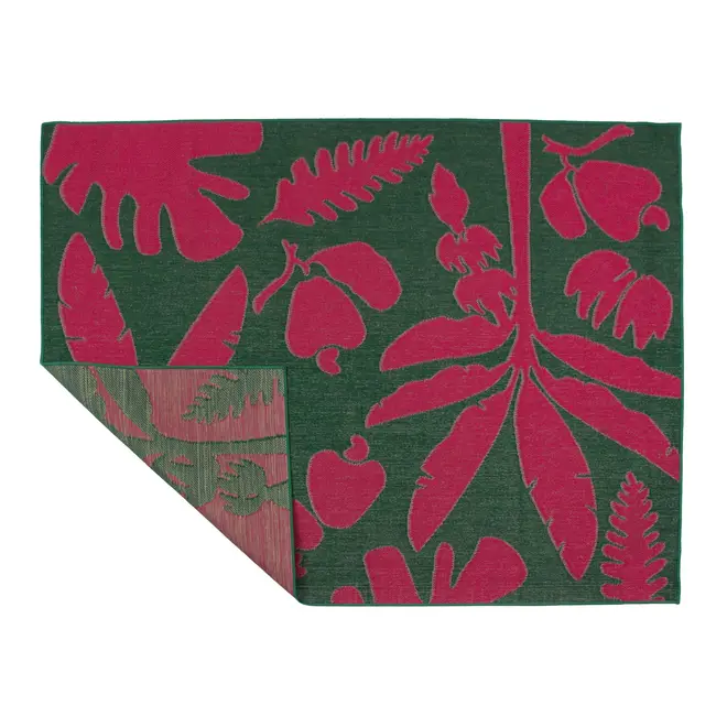 TAPETE 2 M X 2,50 M CAMINHOS DO SOL - VERDE/ROSA - Foto 2