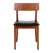 CADEIRA DE JANTAR TANGO - NOZES/PRETO - Foto 2