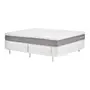 CAMA BOX CASAL 138 C/GAV TATOU FIRME/MAX - CINZA/BRANCO - Foto 2