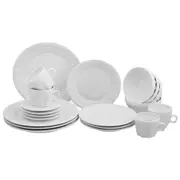 APARELHO DE JANTAR 20 PEÇAS PINGADA - BRANCO - Foto 2