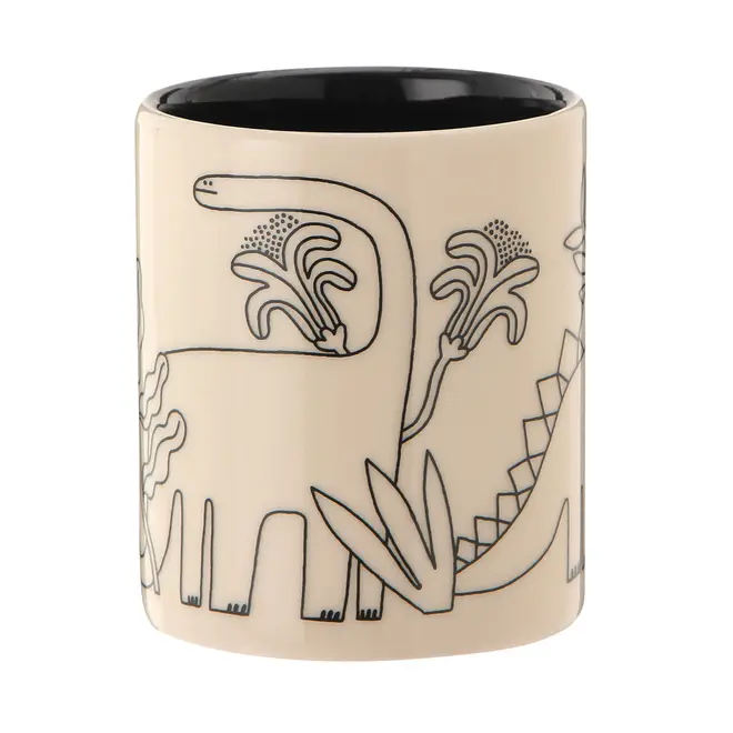 CANECA 300 ML BENTOSSAURO - OFF WHITE/PRETO - Foto 7