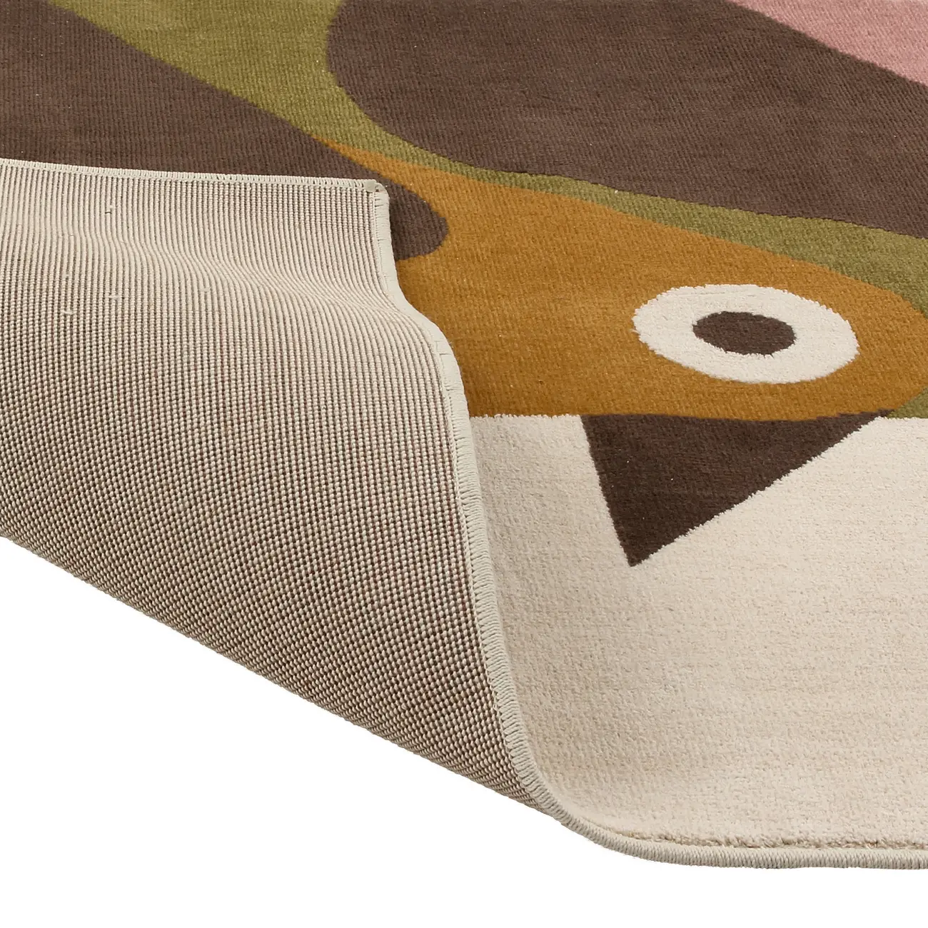 TAPETE 1 M X 1,50 M VOA PASSARIM - OFF WHITE/ MULTICOR - Foto 3