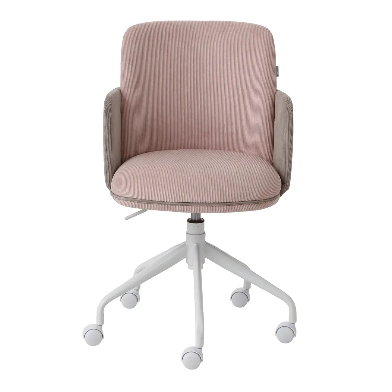 CADEIRA HOME OFFICE OBI - BRANCO/QUARTZO ROSA - Foto 2