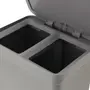 LIXEIRA DUPLA COM PEDAL 30 L TRIUM - KONKRET/CINZA - Foto 8