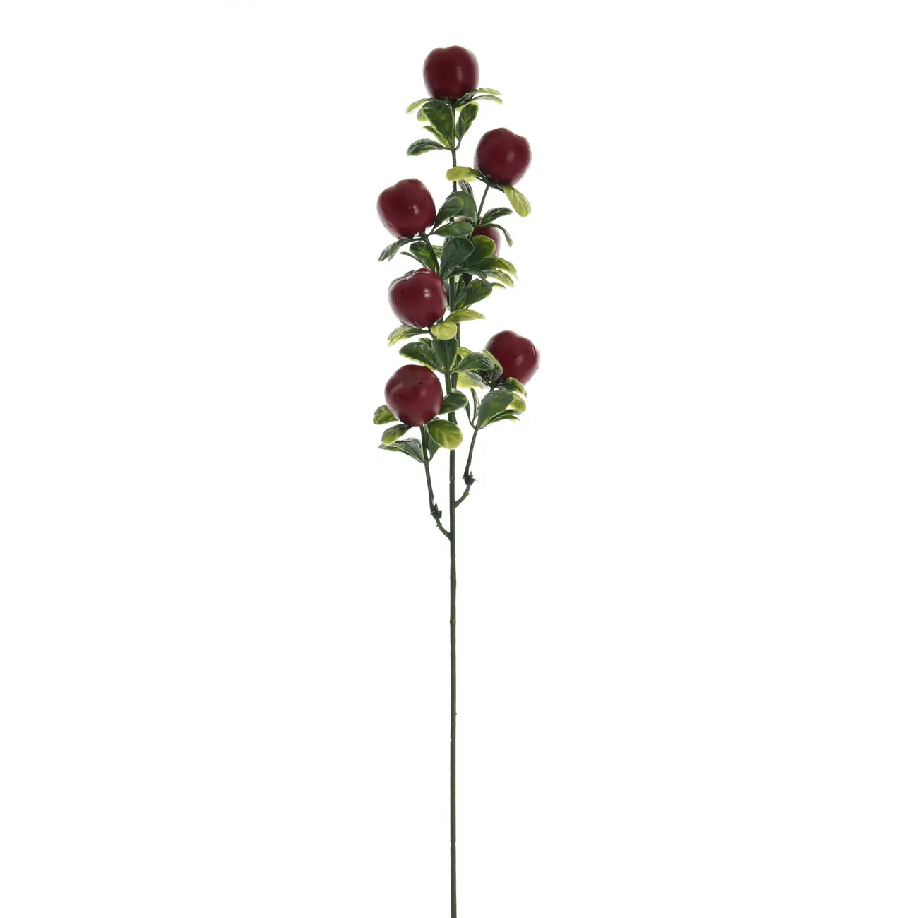 MINI GALHO FRUTINHAS CEREJA - VERMELHO/VERDE - Foto 1