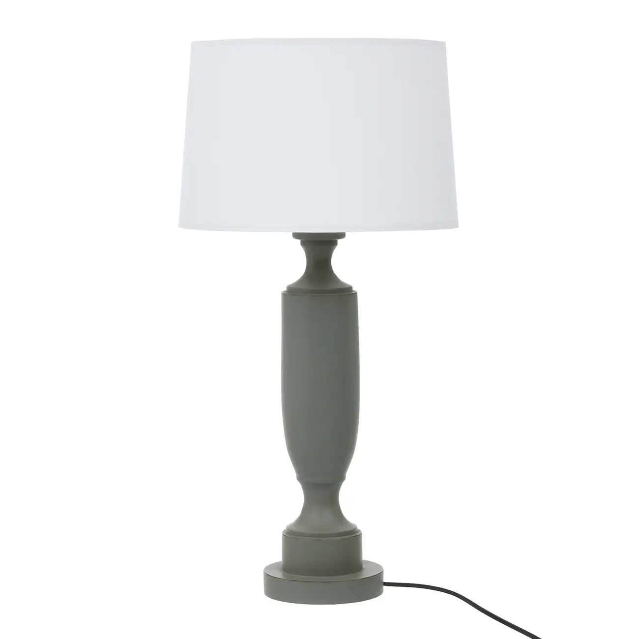 LUMINÁRIA MESA PILASTRE C/CUP K - CINZA/BRANCO - Foto 1