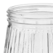 POTE 400 ML RIBBED - INCOLOR/PRATA - Foto 4