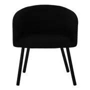 POLTRONA RALF - PRETO/PRETO - Foto 2